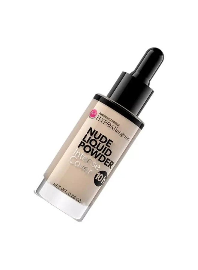 Bell HYPOAllergenic Nude Liquid Powder Intense Cover 10h 03 Natural 25g - Image 2